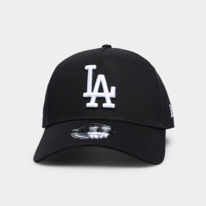 Custom New Era Cap Los Angeles Dodgers MLB Essentials Snapback Hat Black