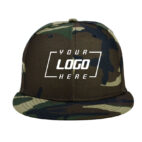 flat brim cap