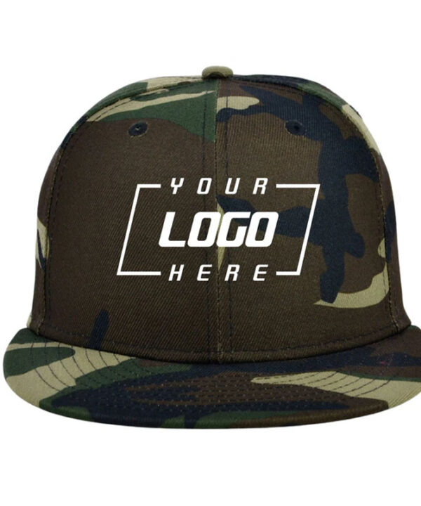 flat brim cap