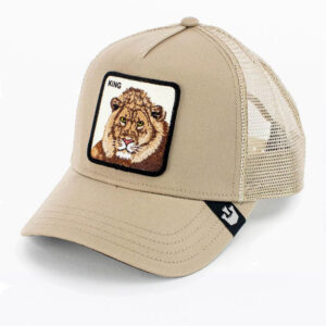 Custom King Lion Trucker Hat Adjustable Mesh Cap