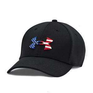 America Hot Sale UA Freedom Blitzing Under Armour Fitted Hat- Black